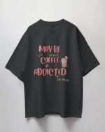 Black Iced Coffee Unisex Oversized T-Shirt
