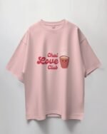 baby pink Chai Love Club Oversized T-Shirt