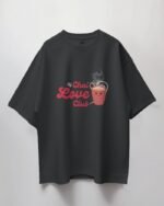 black Chai Love Club Oversized T-Shirt