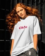 White Chic Unisex Oversized T-Shirt