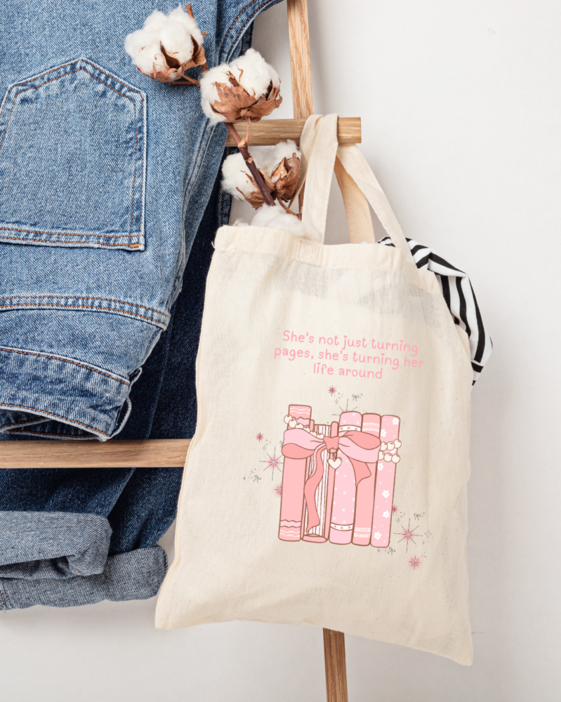 She's turning her life around Tote Bag