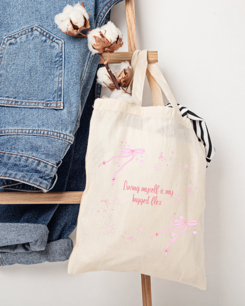 Loving myself is my biggest flex Tote Bag